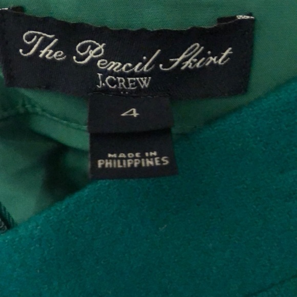 JCrew pencil skirt, size 4, EUC - Picture 4 of 4